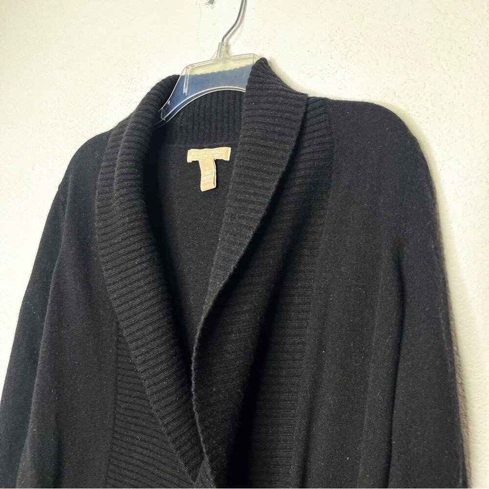 Banana Republic Italian Cashmere & Merino Wool Cardigan Shawl Collar Luxury